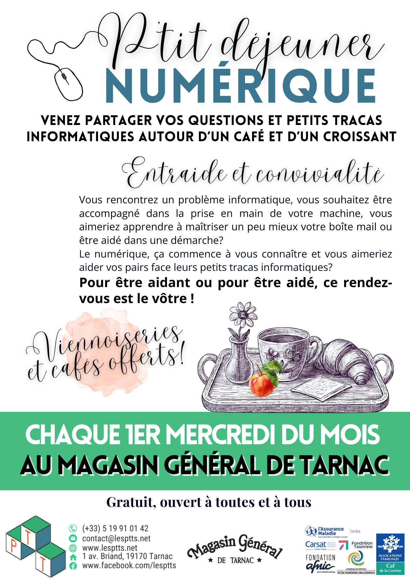 Petit déjeuner numérique au Magasin Général