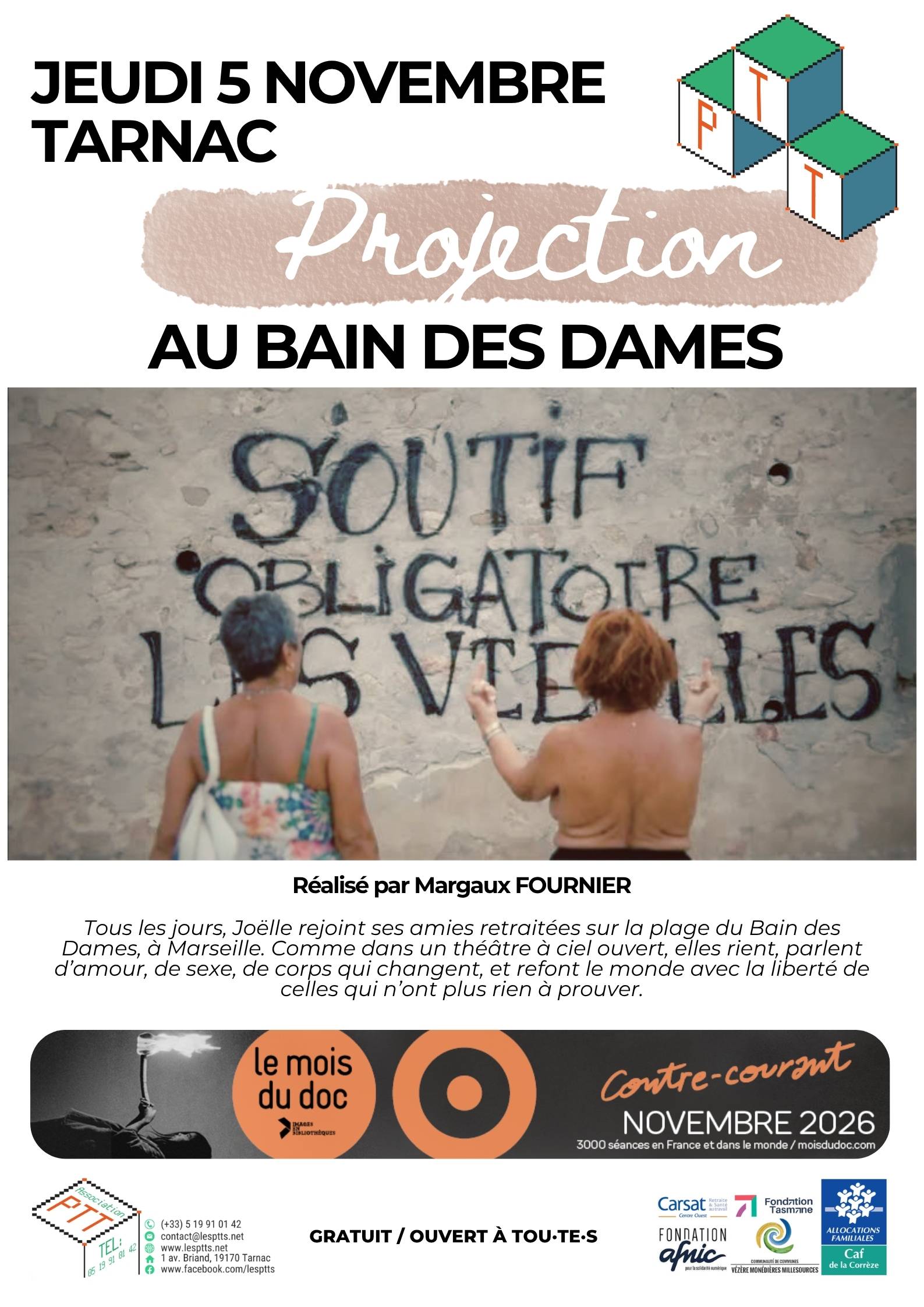 Projection - "Au bain des Dames" de Margaux Fournier