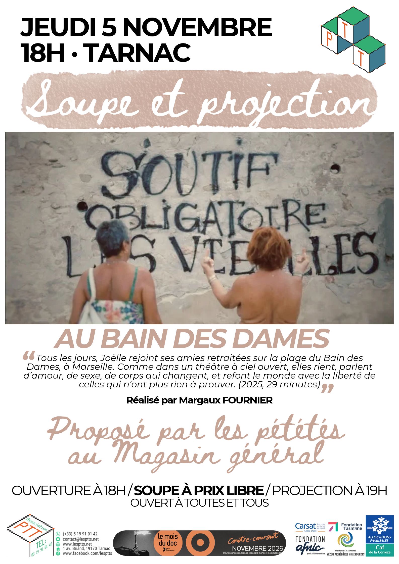 Projection - "Au bain des Dames" de Margaux Fournier